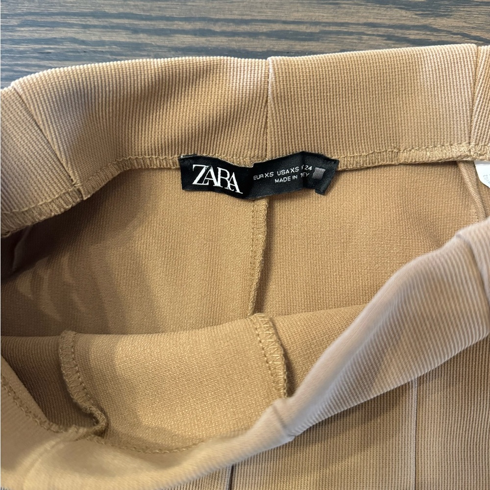 Zara High-Waisted Pants Riding Style Pants - Picture 5 of 5